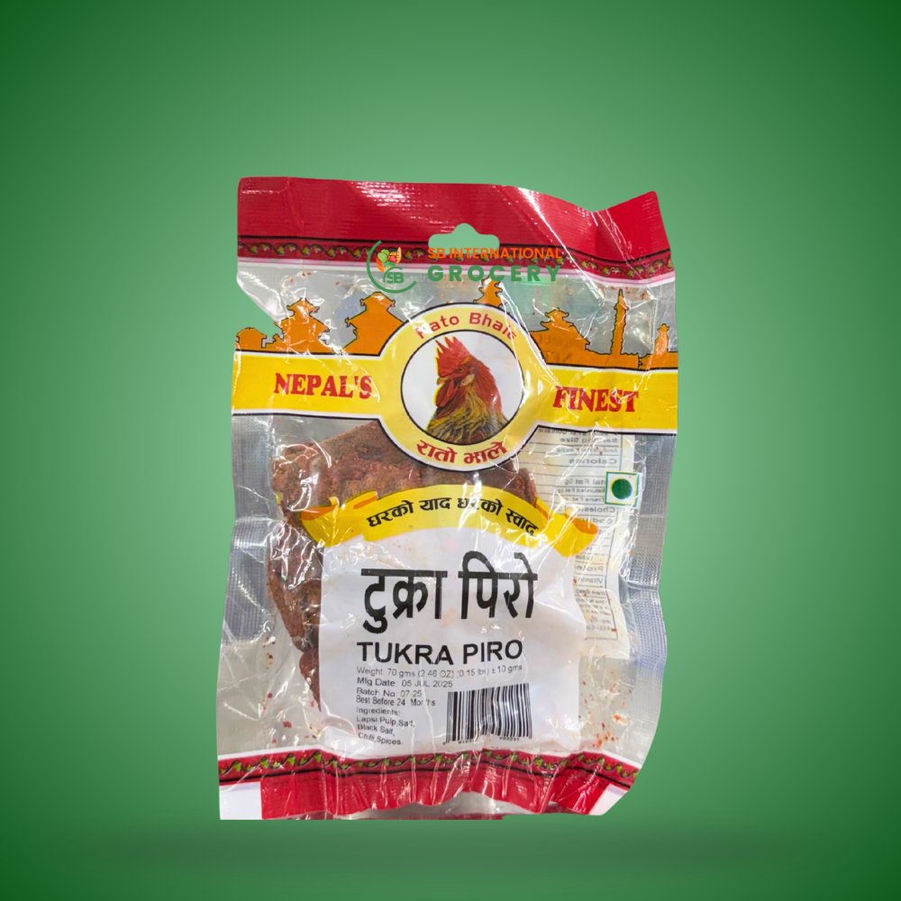 Nepali Titaura Tukra Piro spicy and tangy street-style snack from SB International Grocery USA